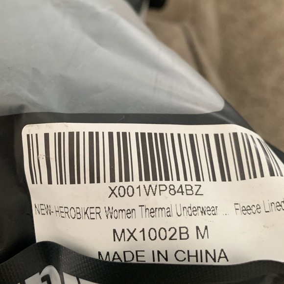 NEW HEROBIKER Thermal Underwear Women Set Base Layer Top & Bottom Long M - Picture 11 of 12